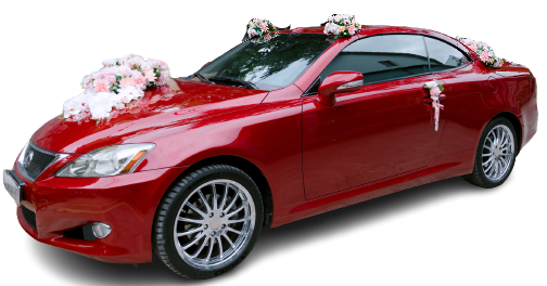 Xe Hoa Mui Trần Lexus IS250 Đỏ